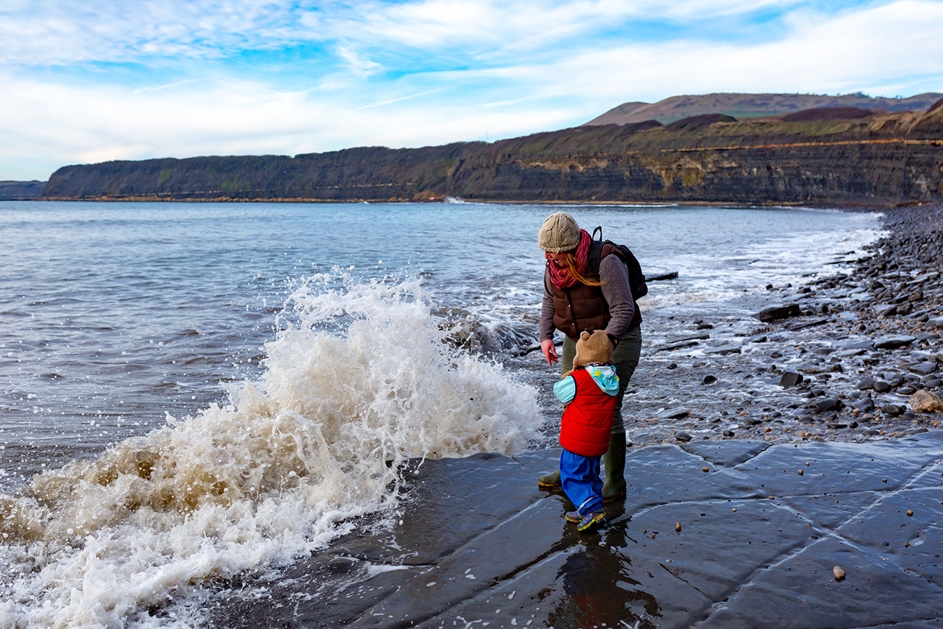 Foster parent by waves