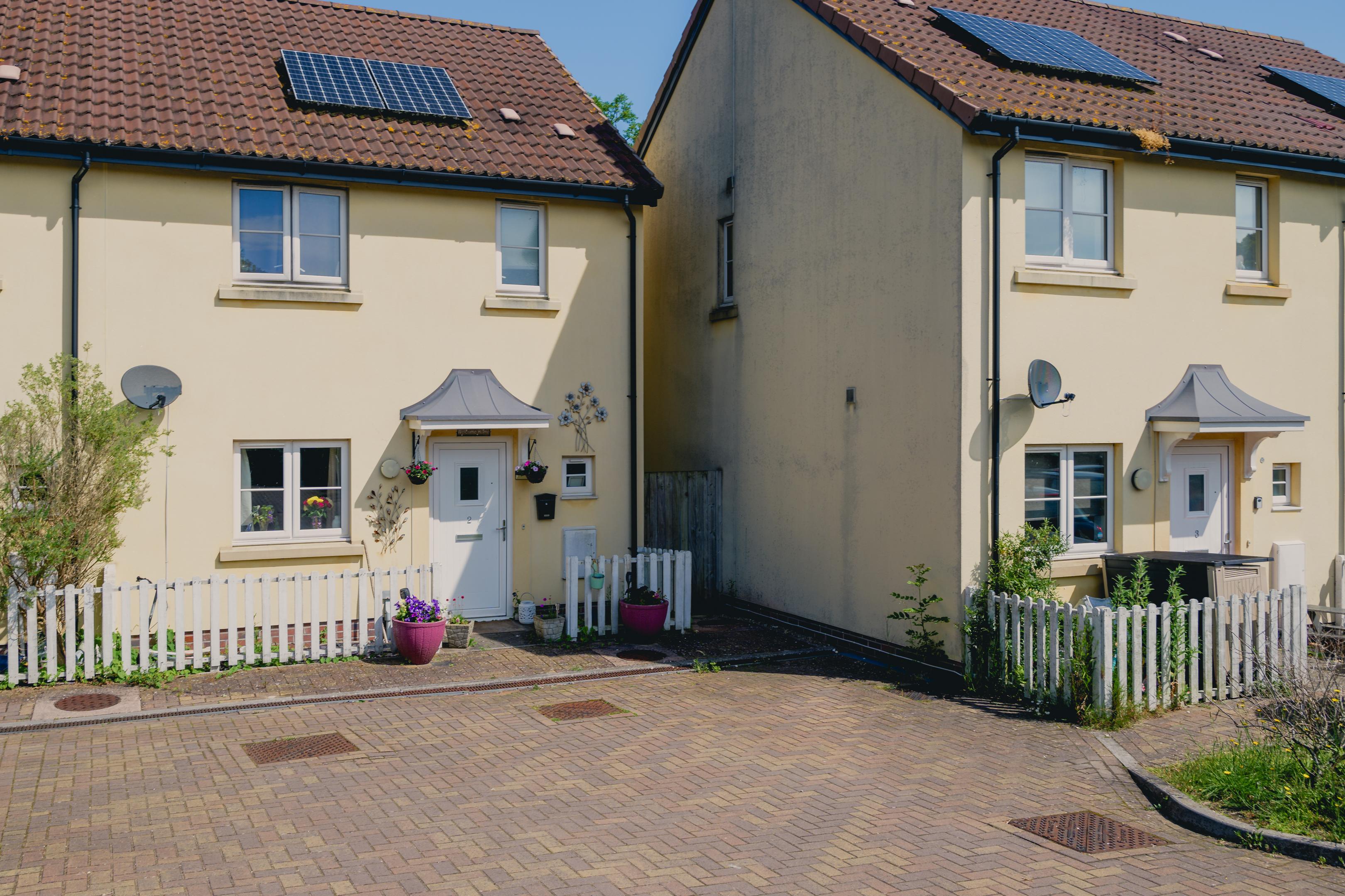 this shows social housing in the Dorset Council area