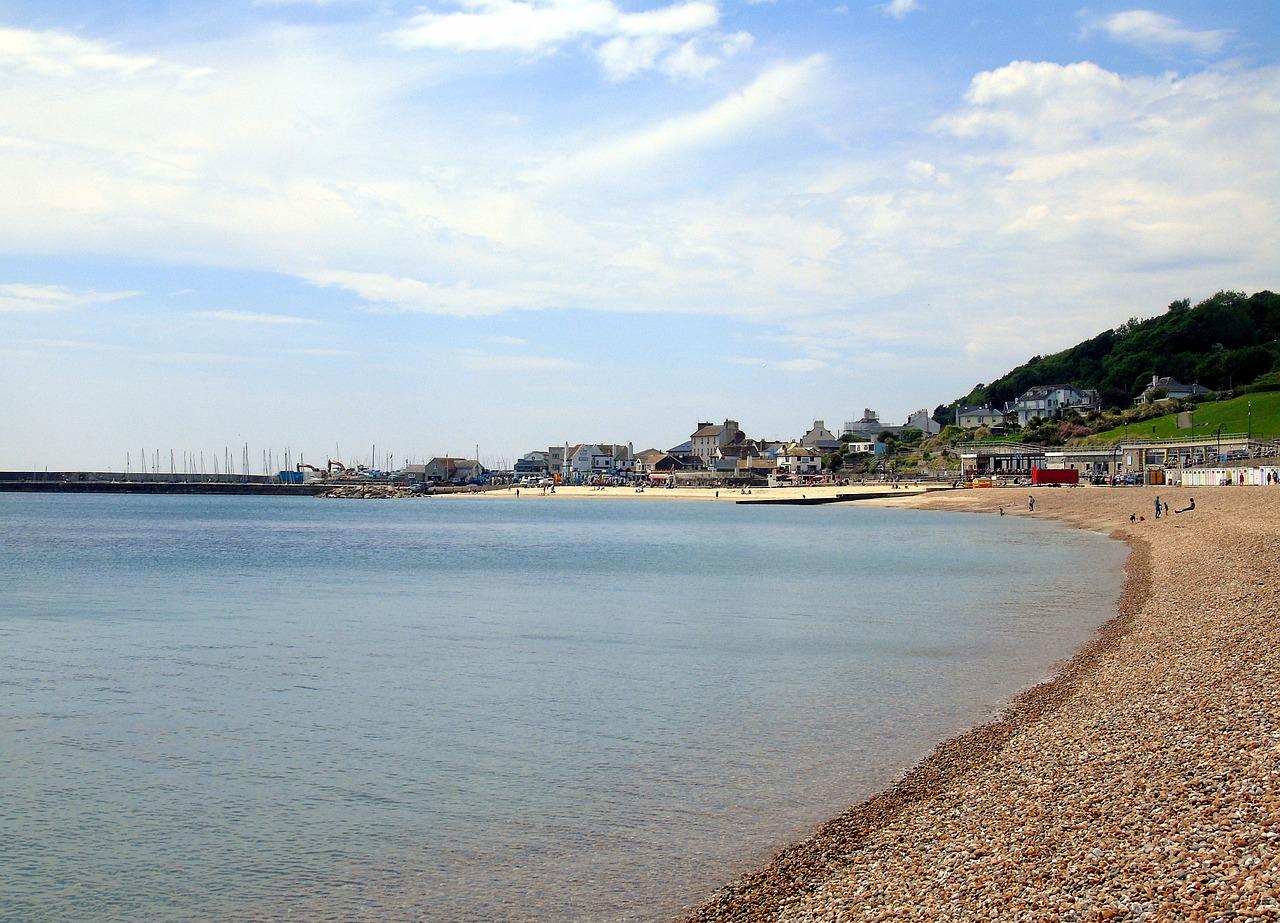 The beach at Lyme Regis